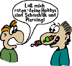 Schaschlik-Piercing